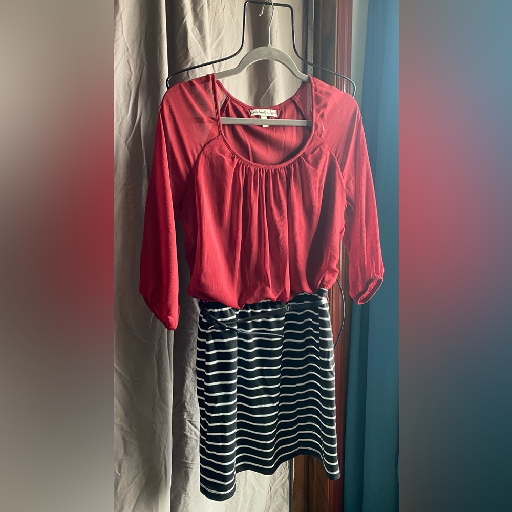 Accidentally in Love 3/4 sleeve Mini dress Size Small